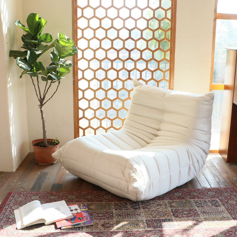 Trule Olivine Velvet Bean Bag Chair & Lounger Wayfair Canada